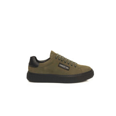 Cerruti 1881 Green Cowhide Men Sneaker -   -  Cerruti 1881.