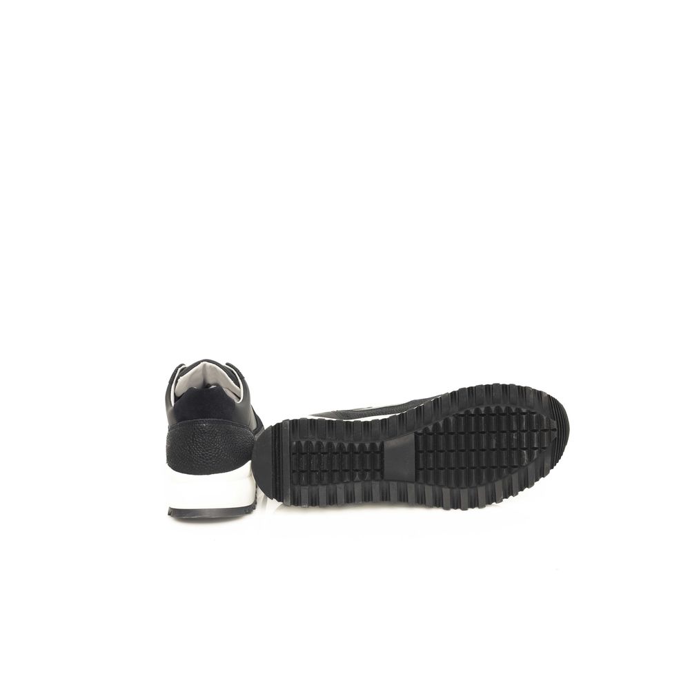 Cerruti 1881 Blue Cowhide Men Sneaker -   -  Cerruti 1881.