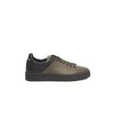 Cerruti 1881 Green Cowhide Men Sneaker -   -  Cerruti 1881.