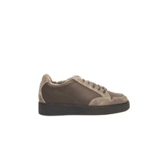 Cerruti 1881 Beige Cowhide Men Sneaker -   -  Cerruti 1881.