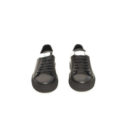 Cerruti 1881 Black Cowhide Men Sneaker -   -  Cerruti 1881.
