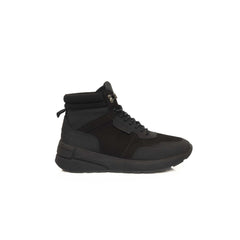 Cerruti 1881 Black Leather Men Sneaker -   -  Cerruti 1881.