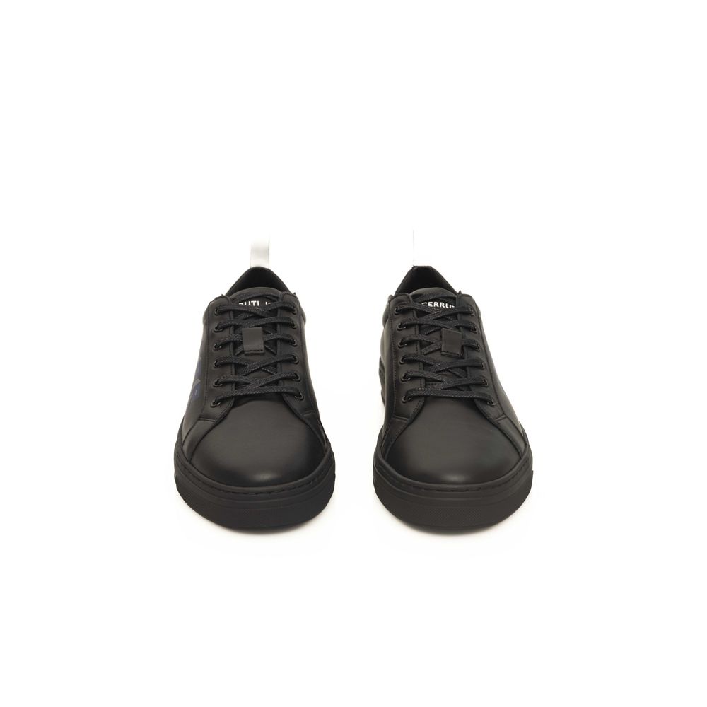 Cerruti 1881 Black Cowhide Men Sneaker -   -  Cerruti 1881.