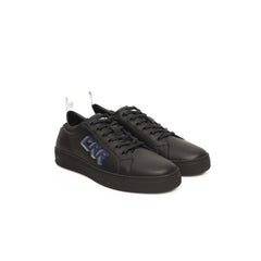 Cerruti 1881 Black Cowhide Men Sneaker -   -  Cerruti 1881.