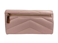 Michael Kors Jet Set Travel Large Quilted Leather Trifold Wallet Powder Blush -   -  Michael Kors.