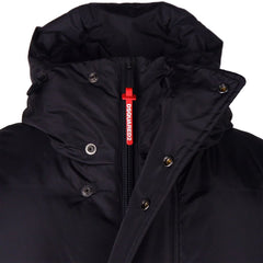 Dsquared² Black Nylon Men Jacket -   -  Dsquared².