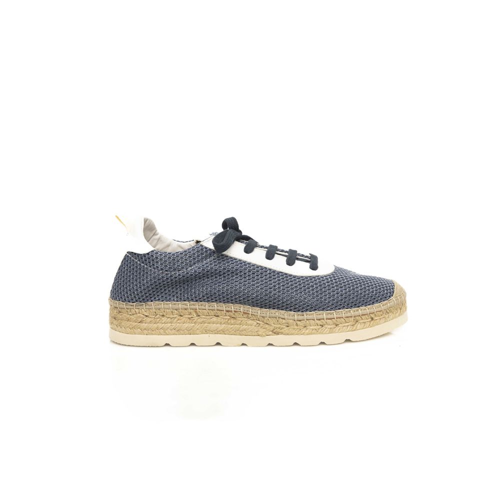 Cerruti 1881 Blue Calfskin Men Sneaker -   -  Cerruti 1881.