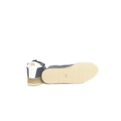 Cerruti 1881 Blue Calfskin Men Sneaker -   -  Cerruti 1881.
