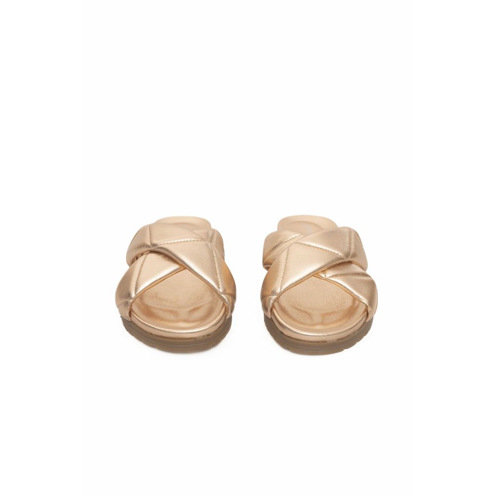 Cerruti 1881 Beige Lambskin Women Sandal -   -  Cerruti 1881.