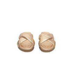 Cerruti 1881 Beige Lambskin Women Sandal -   -  Cerruti 1881.