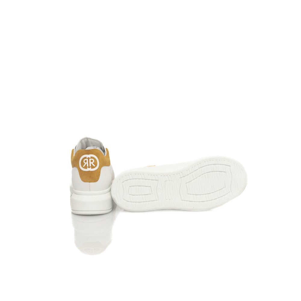 Cerruti 1881 White Leather Women Sneaker -   -  Cerruti 1881.