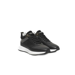 Cerruti 1881 Black Cowhide Women Sneaker -   -  Cerruti 1881.