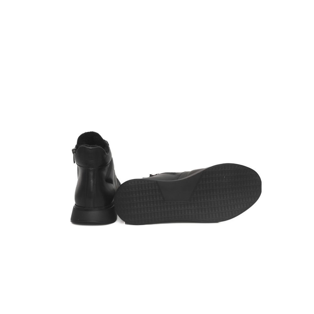 Cerruti 1881 Black Cowhide Women Sneaker -   -  Cerruti 1881.