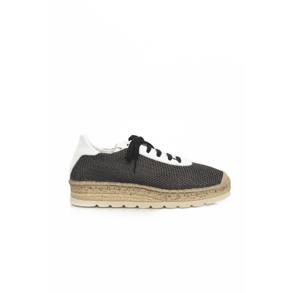 Cerruti 1881 Black Calfskin Men Sneaker -   -  Cerruti 1881.