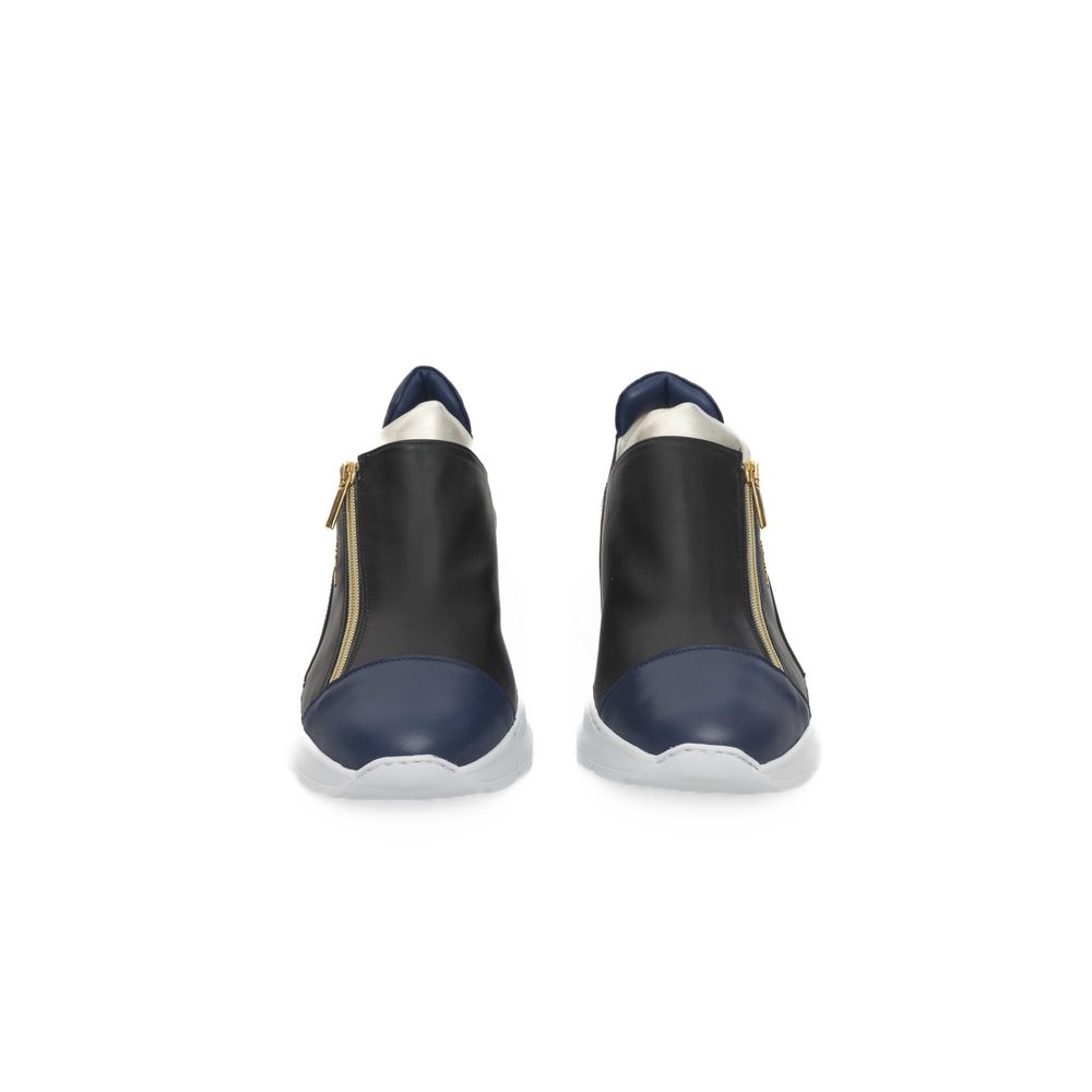 Cerruti 1881 Black Goatskin Women Sneaker -   -  Cerruti 1881.