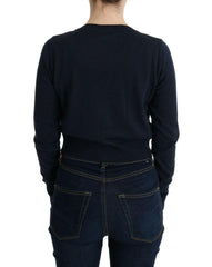 MARGHI LO' Blue Wool Blouse Sweater -   -  MARGHI LO'.
