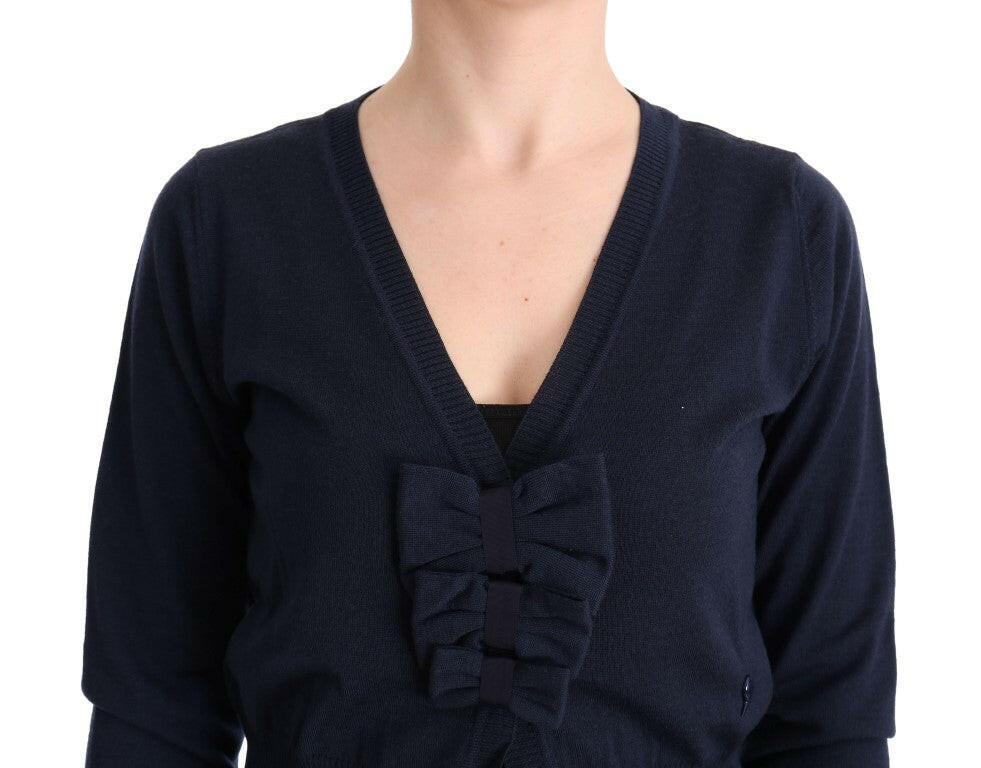 MARGHI LO' Blue Wool Blouse Sweater -   -  MARGHI LO'.