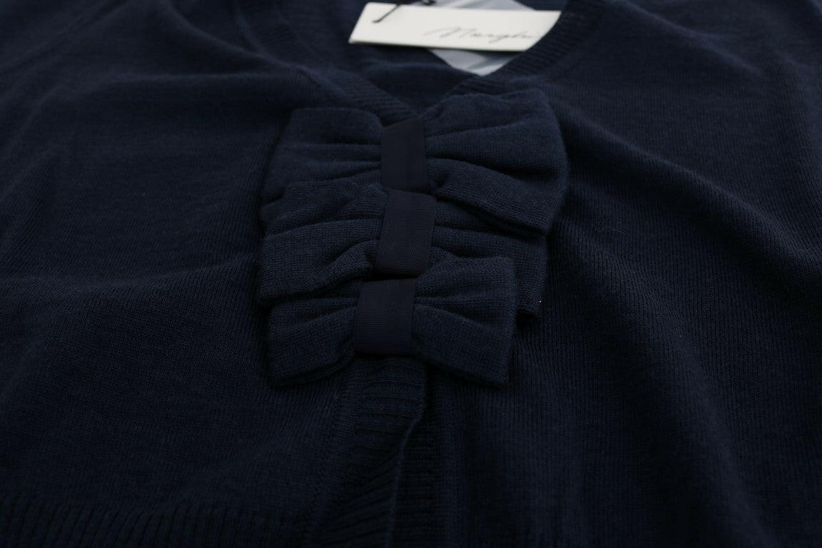MARGHI LO' Blue Wool Blouse Sweater -   -  MARGHI LO'.
