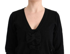 MARGHI LO' Black Wool Blouse Sweater -   -  MARGHI LO'.