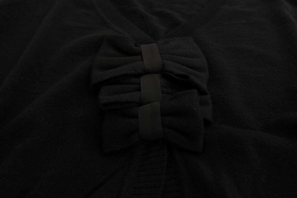 MARGHI LO' Black Wool Blouse Sweater -   -  MARGHI LO'.