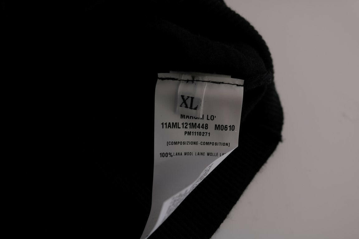 MARGHI LO' Black Wool Blouse Sweater -   -  MARGHI LO'.