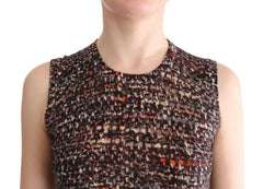 Dolce & Gabbana Multicolor Print Knit Top Wool T-shirt -   -  Dolce & Gabbana.