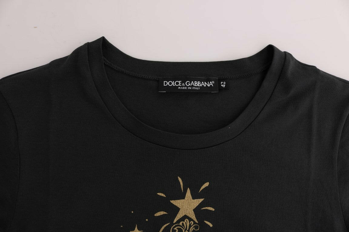 Dolce & Gabbana Gray Cotton 2017 Motive T-Shirt -   -  Dolce & Gabbana.