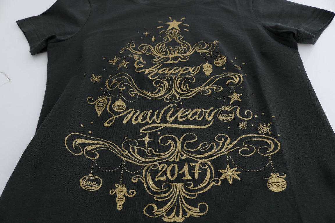 Dolce & Gabbana Gray Cotton 2017 Motive T-Shirt -   -  Dolce & Gabbana.