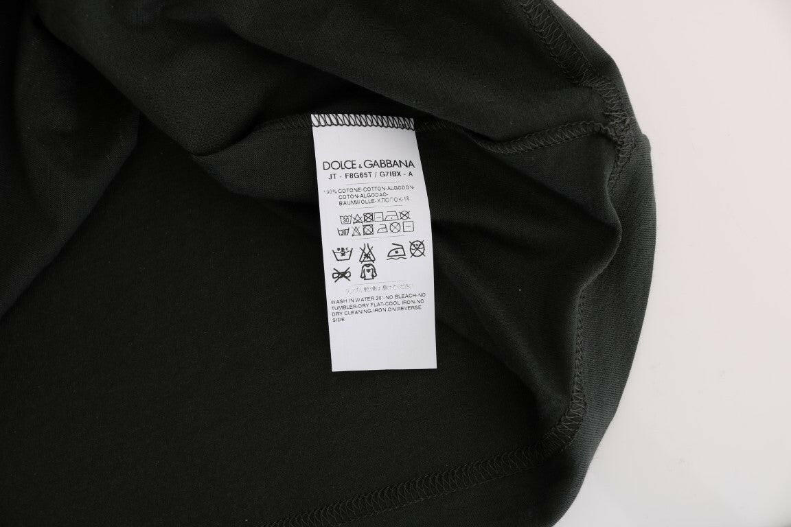Dolce & Gabbana Green Cotton 2017 Motive T-Shirt -   -  Dolce & Gabbana.