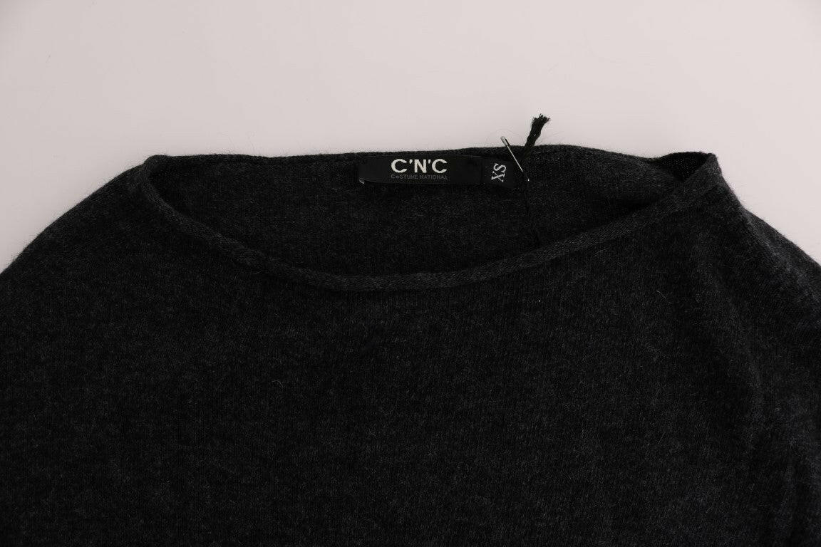 Costume National Gray Viscose Knitted Sweater -   -  Costume National.