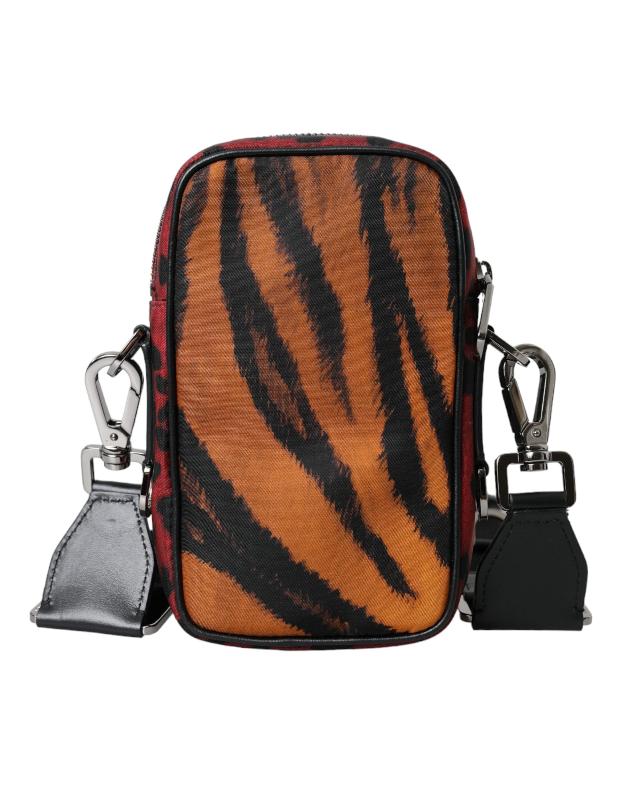 Dolce & Gabbana Multicolor Tiger Print Nylon Logo Cross Body Bag -  Cross Body Bag for Men -  Dolce & Gabbana.