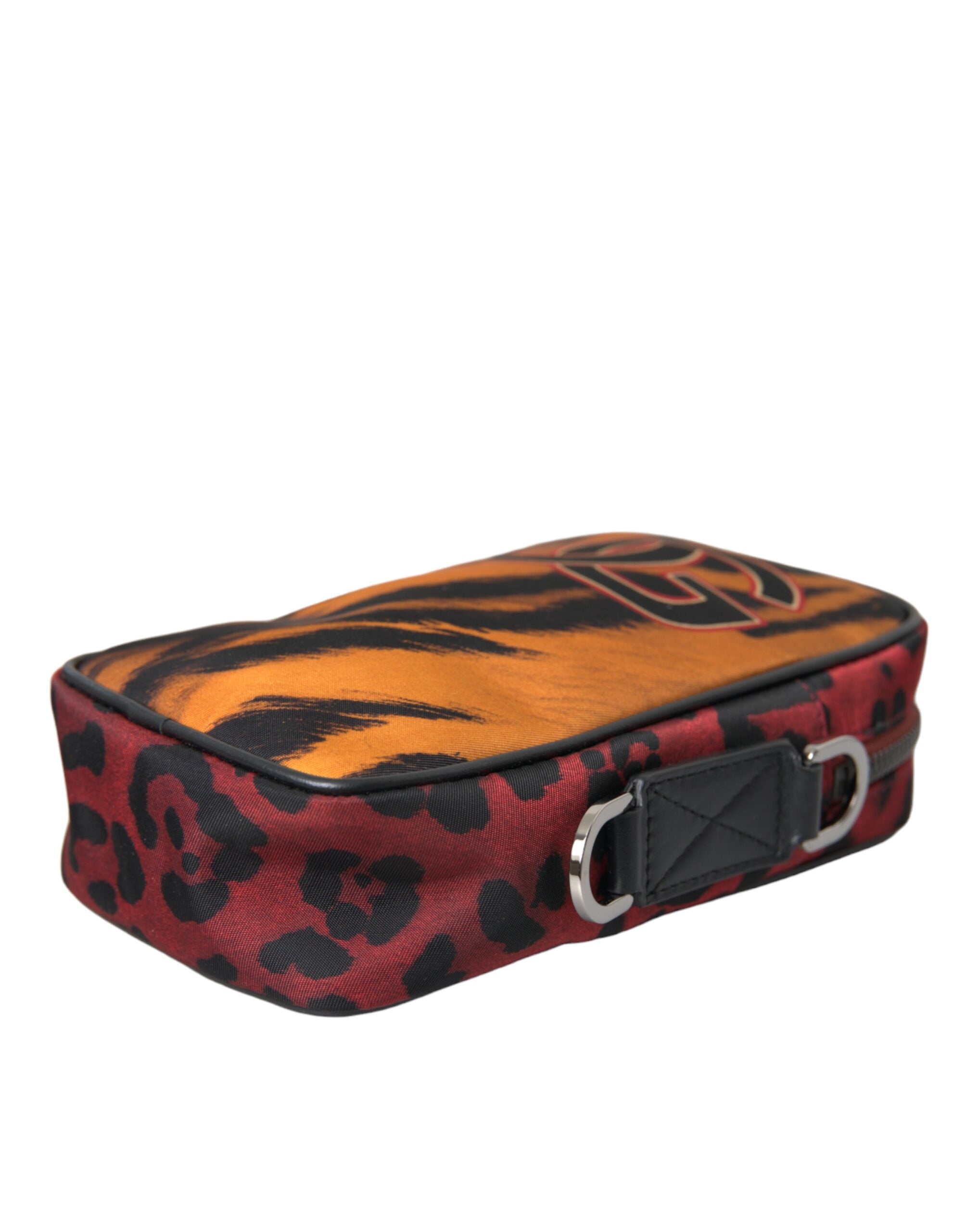 Dolce & Gabbana Multicolor Tiger Print Nylon Logo Cross Body Bag -  Cross Body Bag for Men -  Dolce & Gabbana.