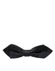 Dolce & Gabbana Black Silk Adjustable Neck Men Bow Tie -  Neckties, Men -  Dolce & Gabbana.