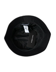 Dolce & Gabbana Black Wide Brim Cap Bucket Hat Men -   -  Dolce & Gabbana.