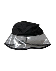 Dolce & Gabbana Black Polyester Plastic Bucket Hat Men -   -  Dolce & Gabbana.