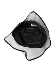 Dolce & Gabbana Black Polyester Plastic Bucket Hat Men -   -  Dolce & Gabbana.