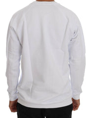 Daniele Alessandrini White Crewneck Cotton Sweater -   -  Daniele Alessandrini.