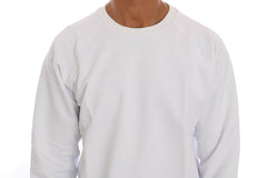 Daniele Alessandrini White Crewneck Cotton Sweater -   -  Daniele Alessandrini.