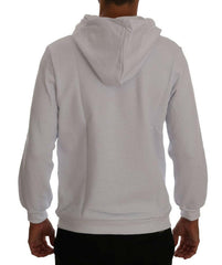 Daniele Alessandrini White Pullover Hodded Cotton Sweater -   -  Daniele Alessandrini.