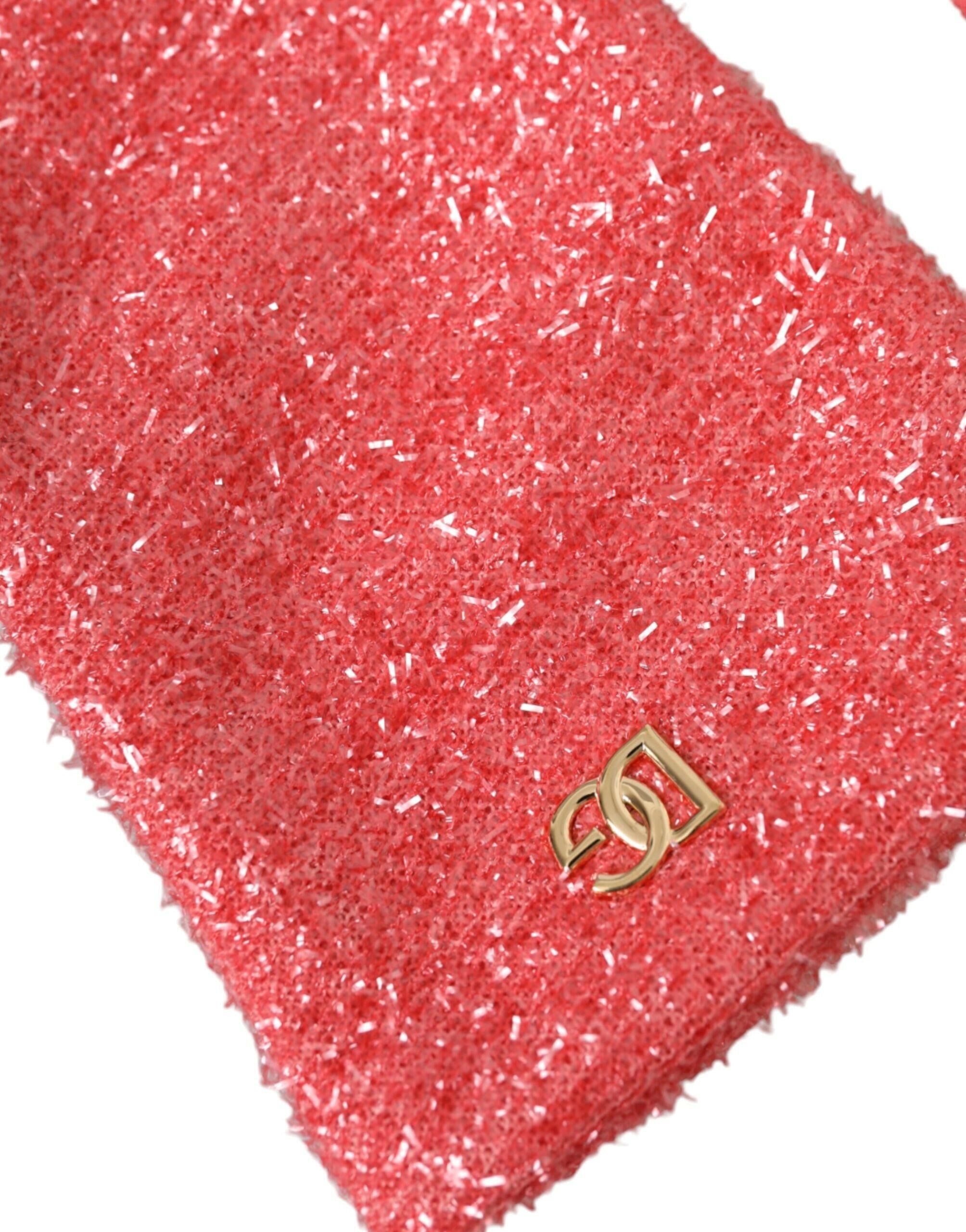 Dolce & Gabbana Pink Lurex Fantasia Mid Arm Length Gloves -   -  Dolce & Gabbana.