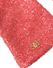 Dolce & Gabbana Pink Lurex Fantasia Mid Arm Length Gloves -   -  Dolce & Gabbana.