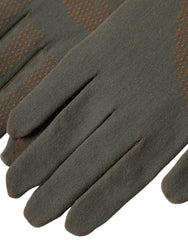 Dolce & Gabbana Brown Cotton Stretch Wrist Length Gloves -   -  Dolce & Gabbana.
