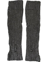 Dolce & Gabbana Gray Viscose Knitted Finger Less Gloves -   -  Dolce & Gabbana.