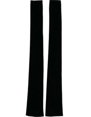 Dolce & Gabbana Black Nylon Finger Less Elbow Long Gloves -   -  Dolce & Gabbana.