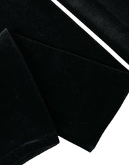 Dolce & Gabbana Black Nylon Finger Less Elbow Long Gloves -   -  Dolce & Gabbana.