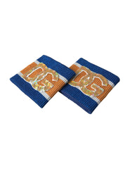 Dolce & Gabbana Multicolor Logo Sequin Viscose Wristband -   -  Dolce & Gabbana.