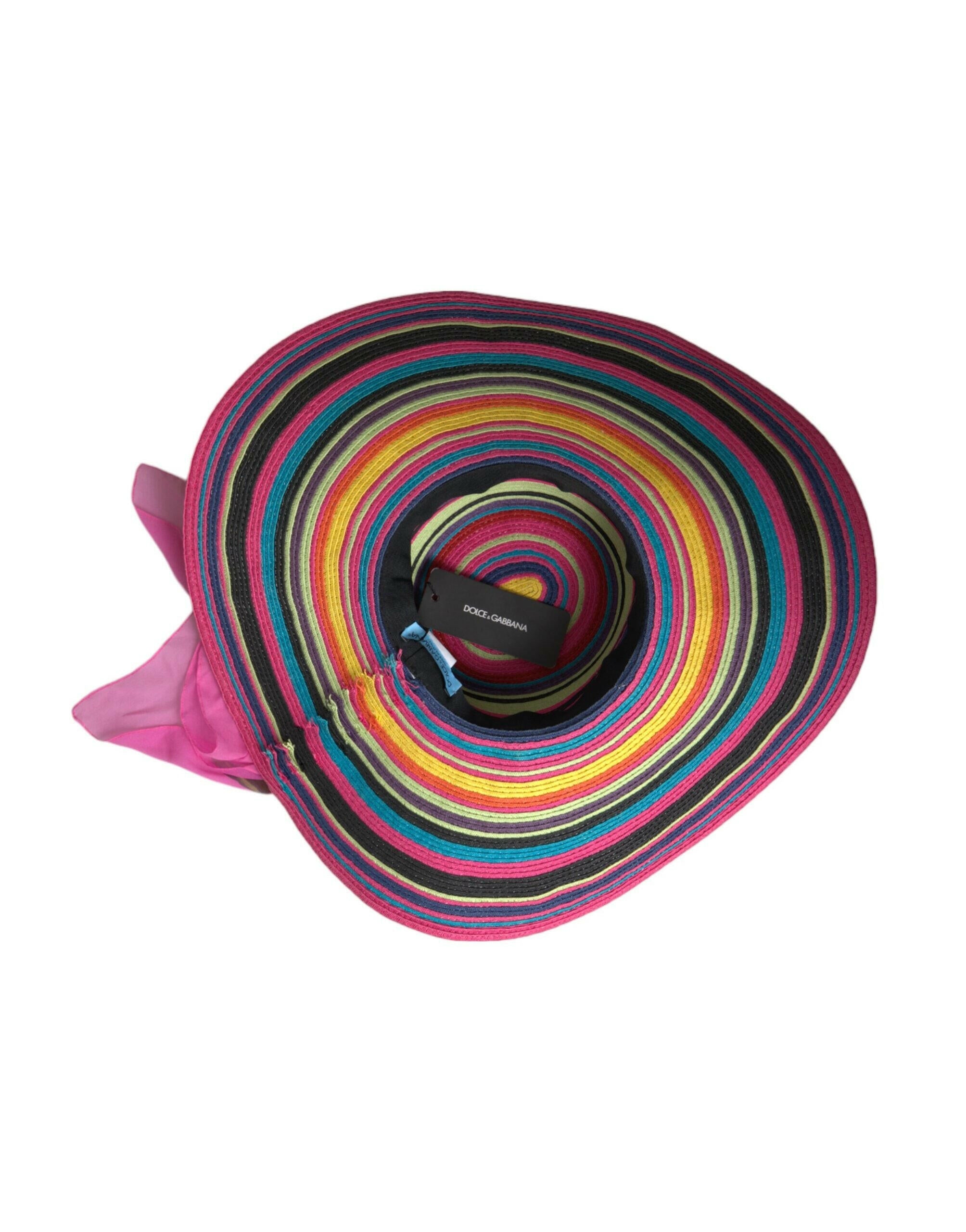 Dolce & Gabbana Multicolor Fantasy Wide Brim Floppy Hat -   -  Dolce & Gabbana.