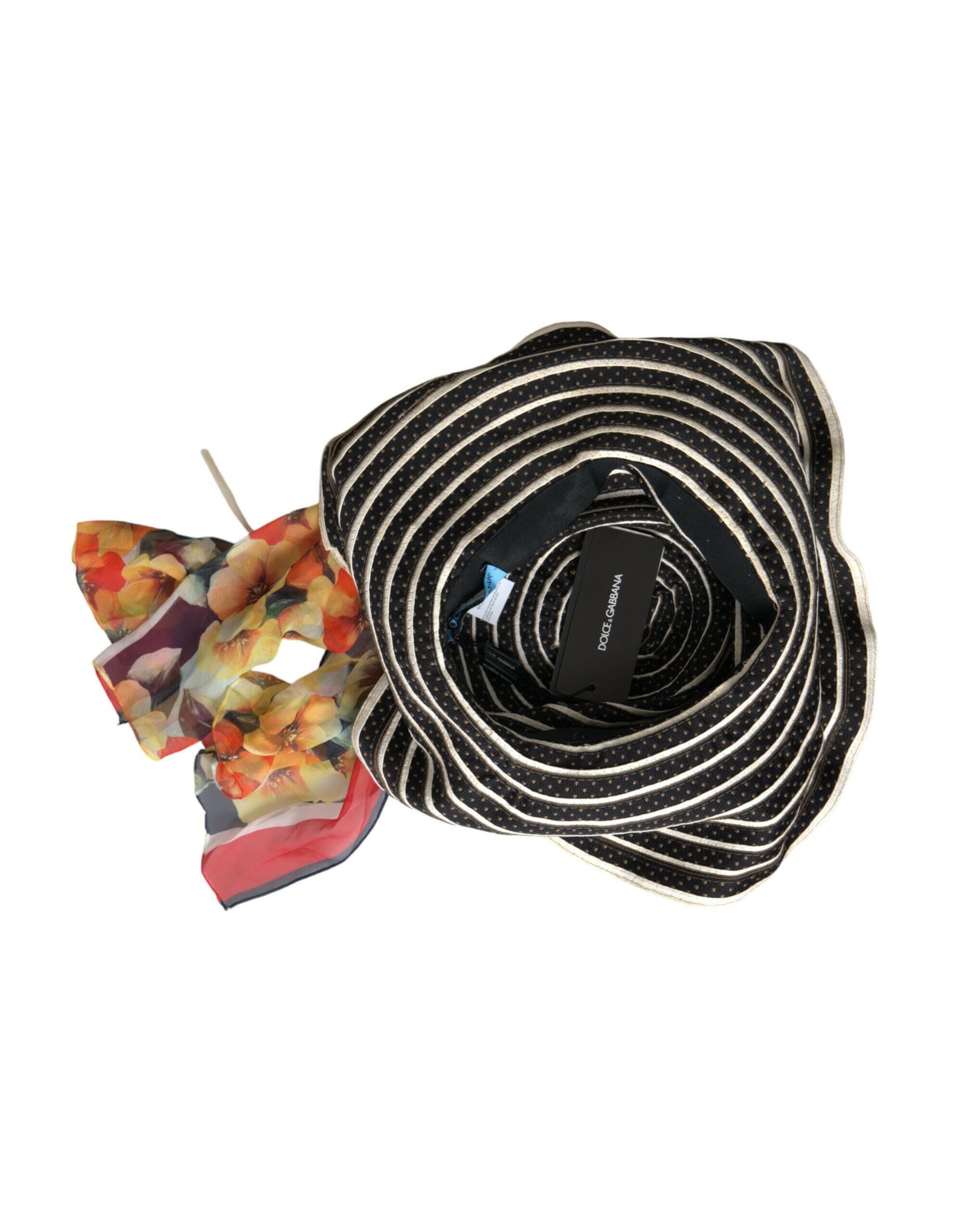 Dolce & Gabbana Multicolor Fantasy Wide Brim Floppy Hat -   -  Dolce & Gabbana.