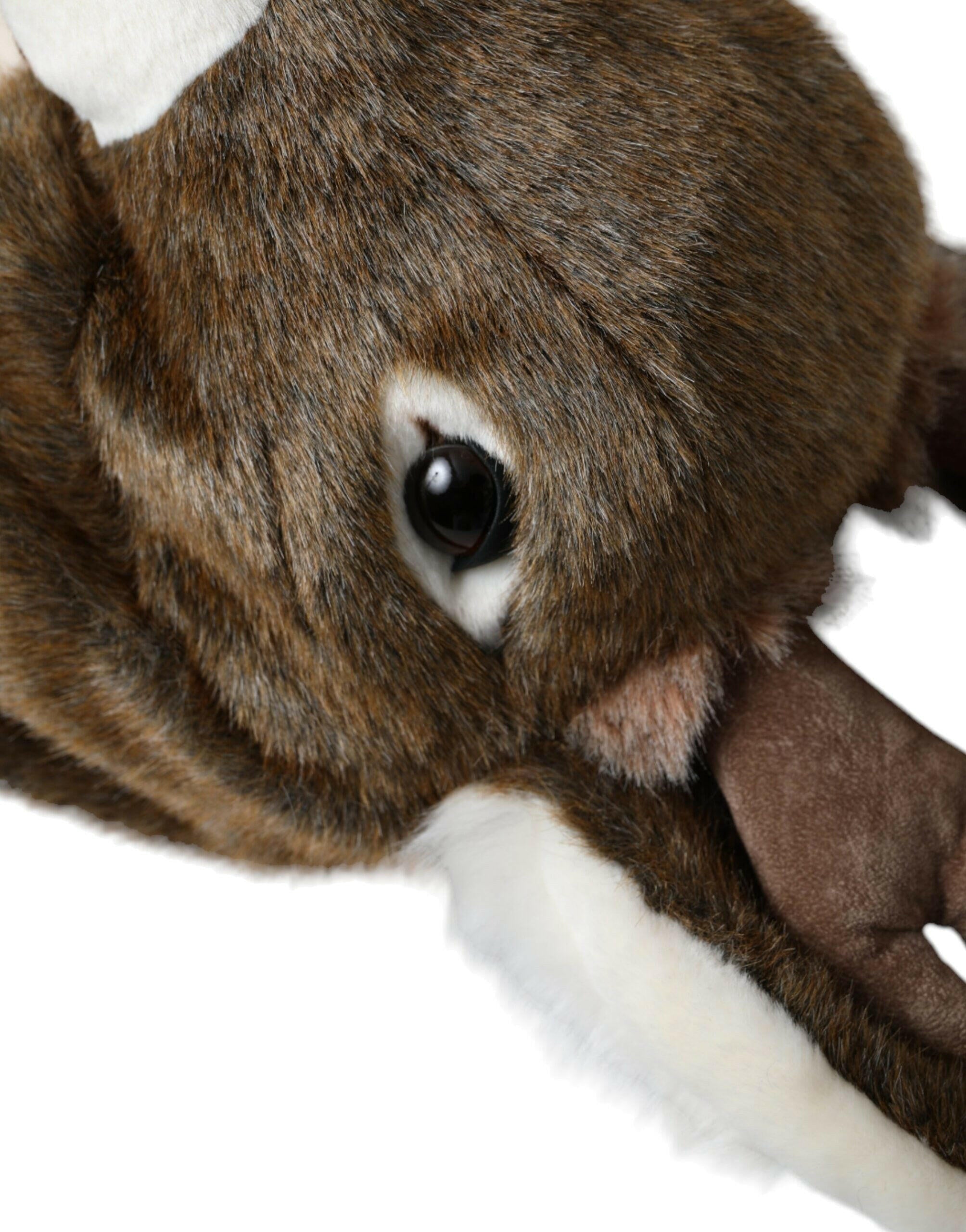 Dolce & Gabbana Brown Deer Faux Fur Whole Head Hat -   -  Dolce & Gabbana.
