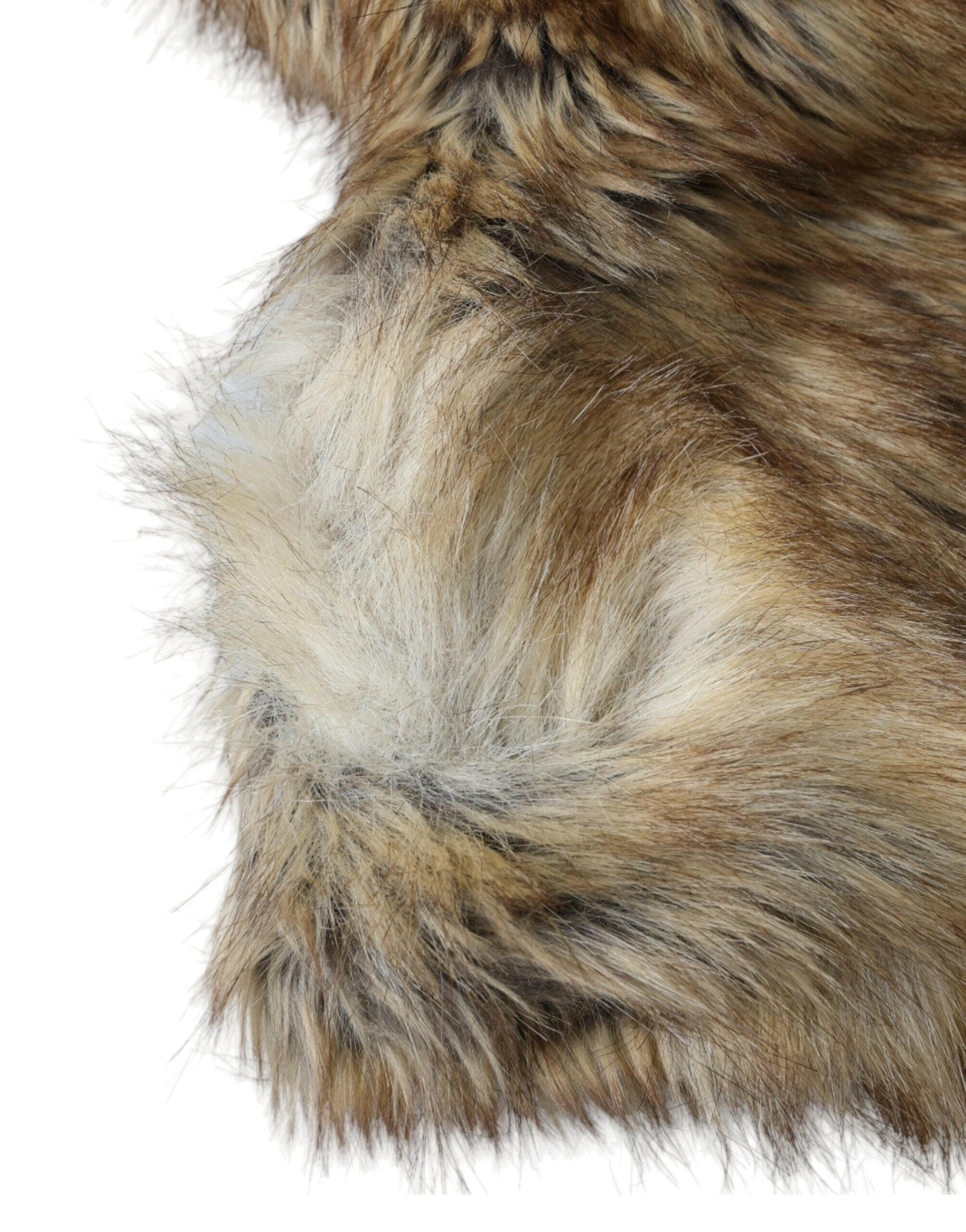 Dolce & Gabbana Brown Owl Faux Fur Whole Head Cap Hat -   -  Dolce & Gabbana.